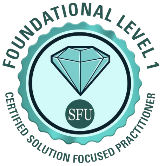 Solution Focused University Foundational Level 1 Certified Practitioner badge
