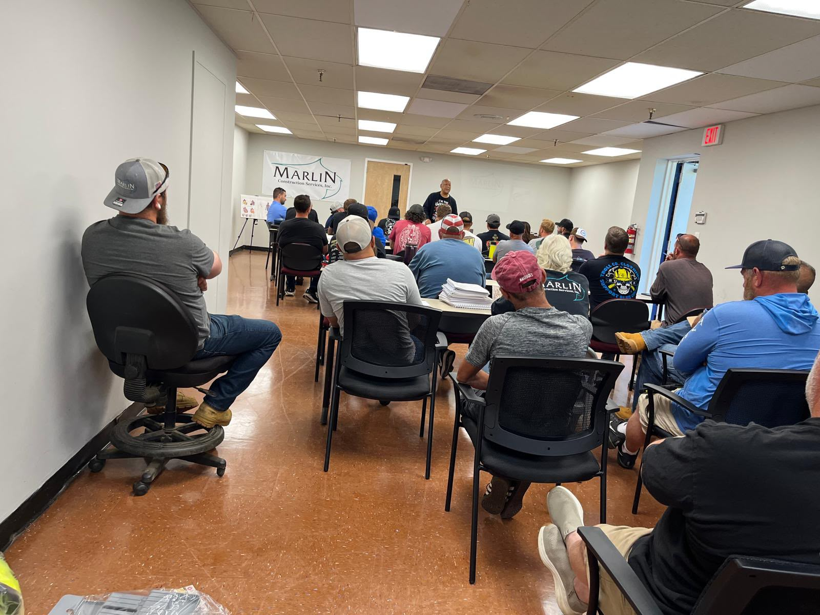 Construction Crews training with Ronald M. Allen