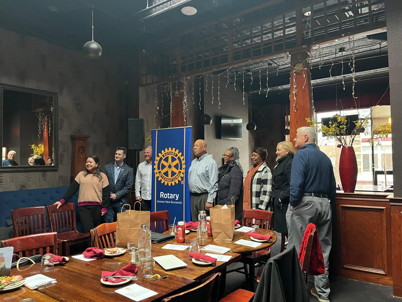 Rotary Club of Greater New Brunswick meeting hosting a First Aid and CPR presentation